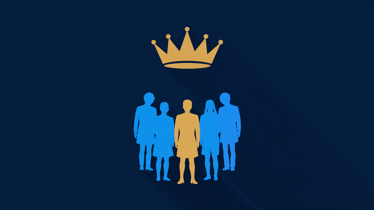 栄光ゼミナールの少人数制指導を表すイラスト