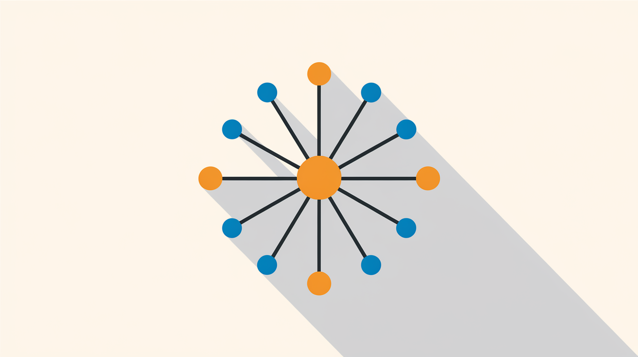 明光義塾のフランチャイズネットワークを表すイラスト